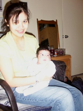 Mom Maribeth Kaye and baby Jezelle Mahalia Kyikavichik - Kaye family photo.