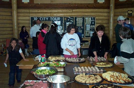 Dessert Table for RCMP Feast