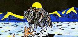 Wolf Art by Lawrence Dean Charlie